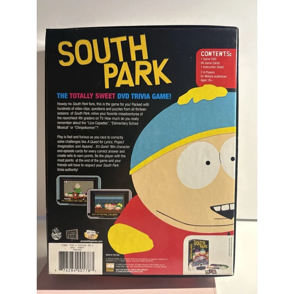 South Park The Totally Sweet DVD Trivia Game